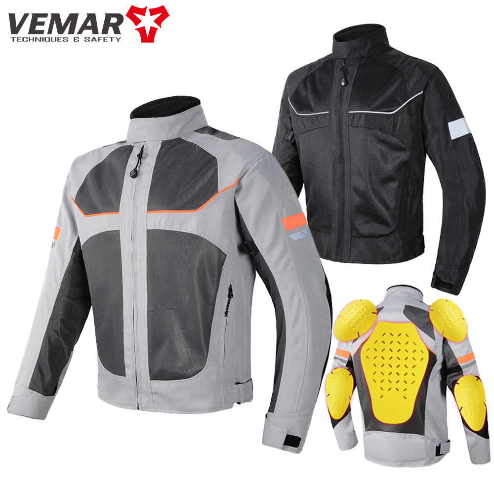 Gearx Motorcycle Jacket - Vemar Summer Men Motorcycle Jacket Motocross