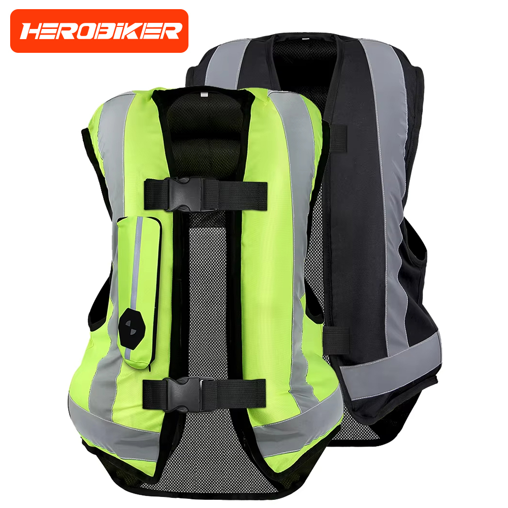 Gearx Motorcycle Jacket - Motorcycle Airbag Anti Fall Protection Reflective