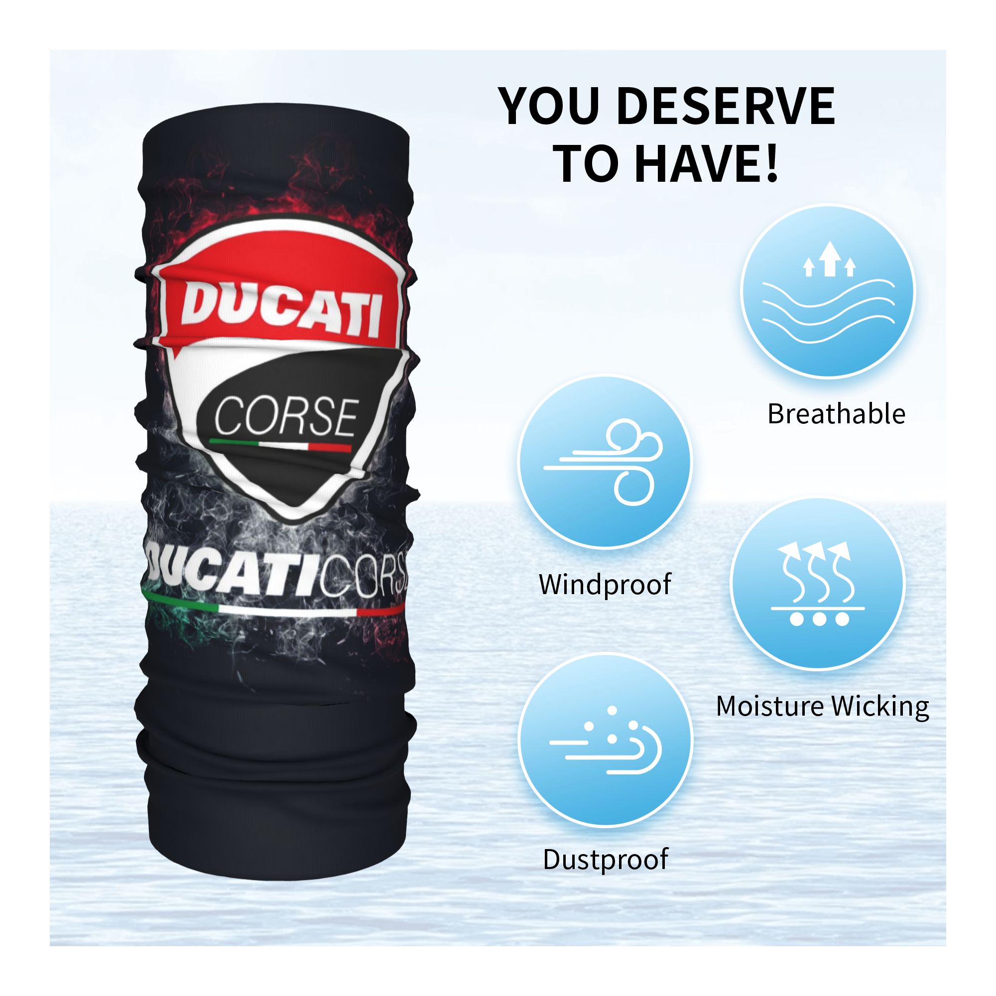 Custom Ducatis Sprot Bandana N - Neck Warmer Balaclava recension och pris