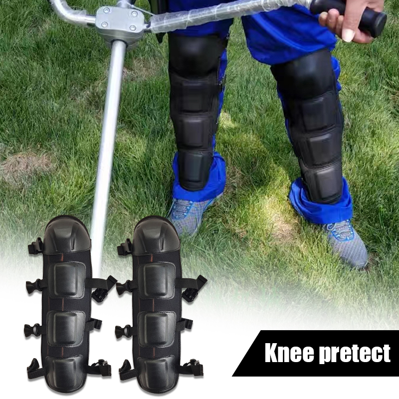 2Pcs Black Leg Protector With  - Knee Guard Hard recension och pris