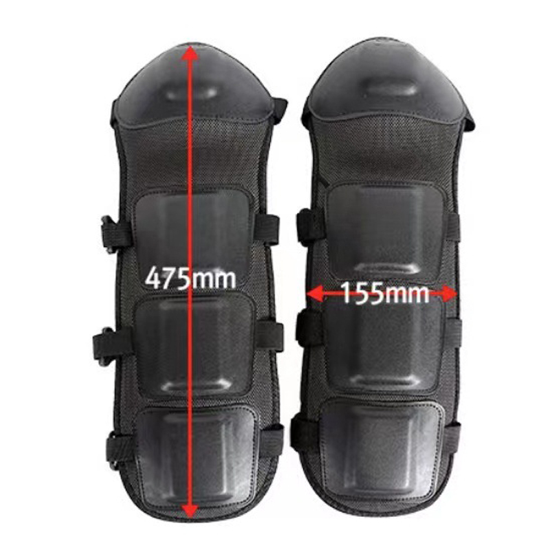 2Pcs Black Leg Protector With  - Knee Guard Hard recension och pris