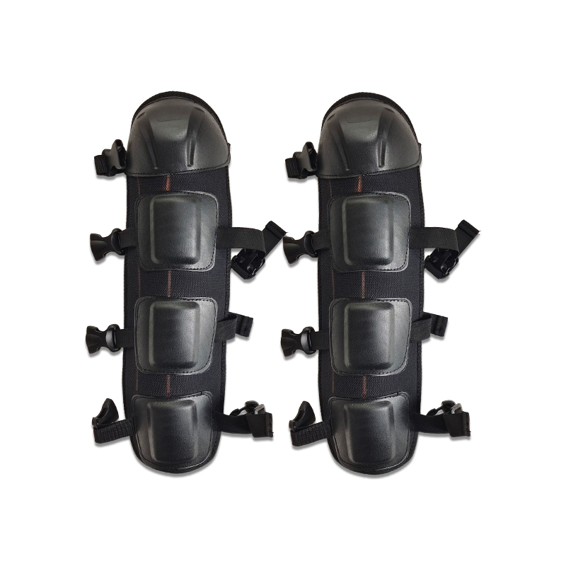 2Pcs Black Leg Protector With  - Knee Guard Hard recension och pris