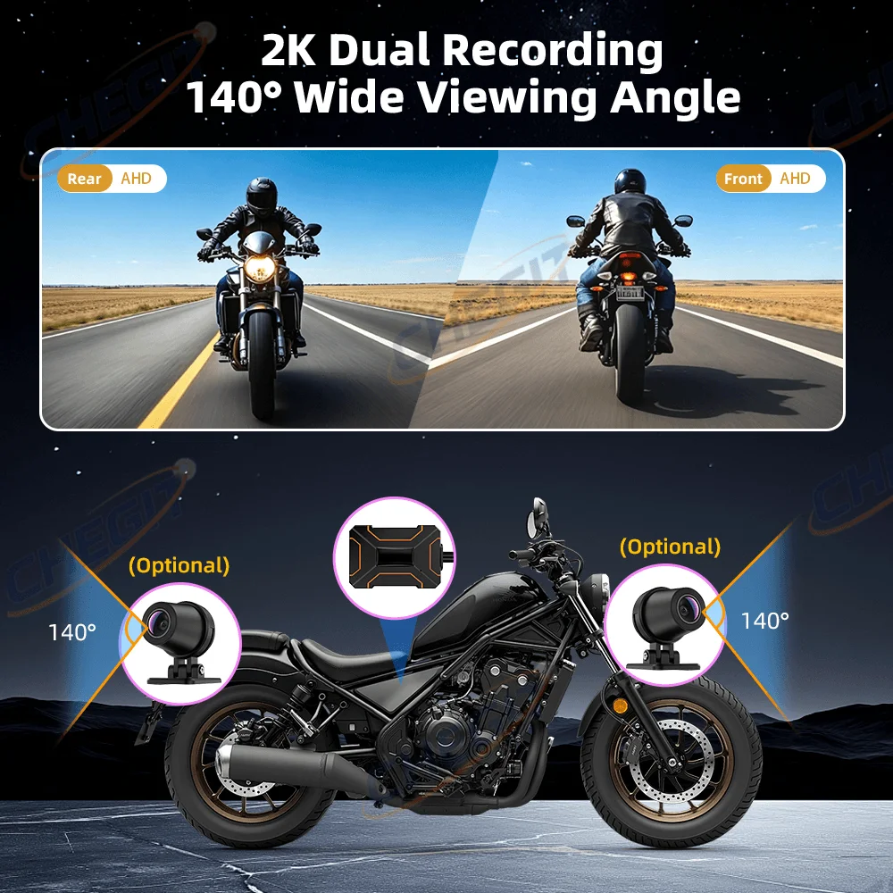 IP66 Waterproof Motorcycle Vid - Motorcycle Gear Video recension och pris