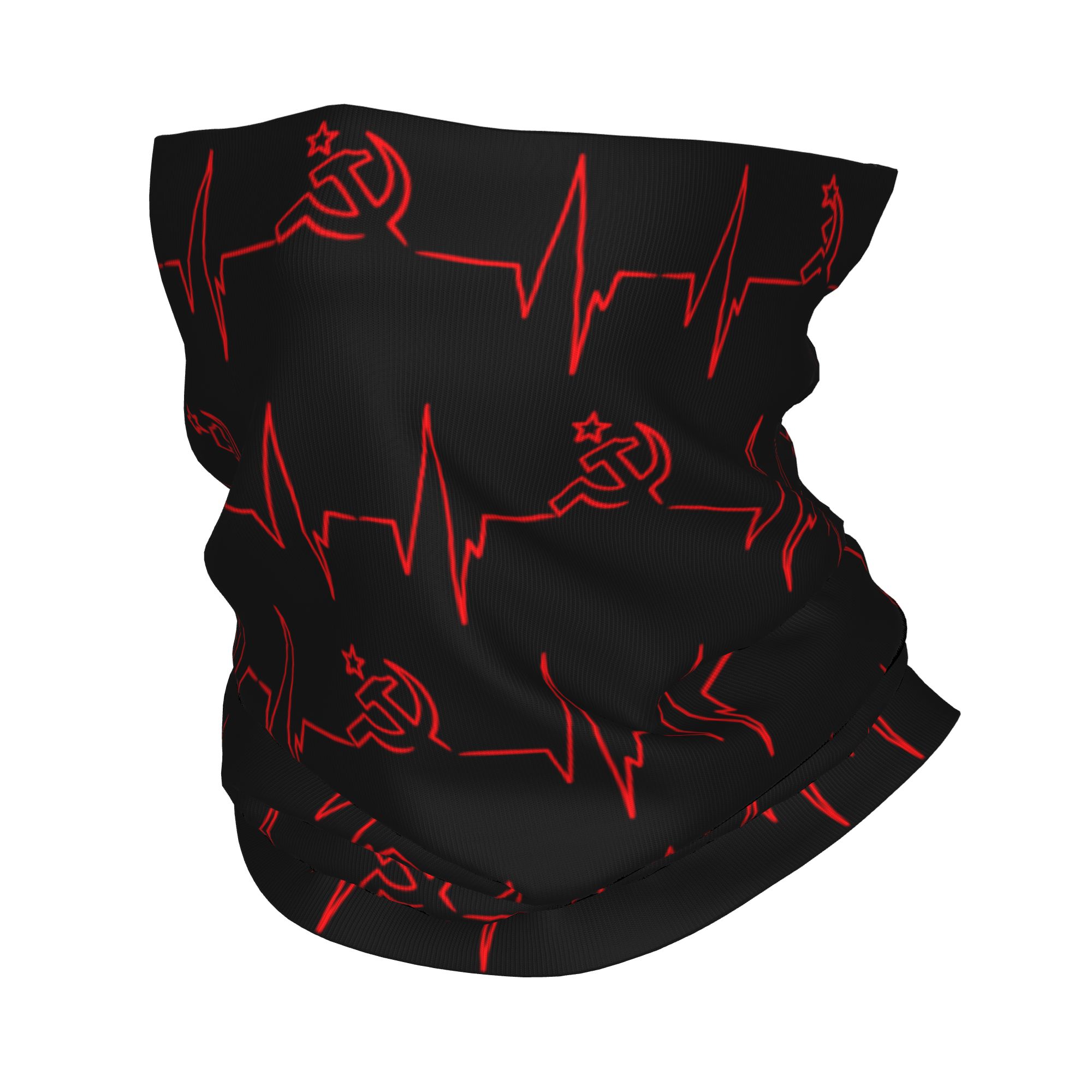 Custom Heartbeat Russian Flag  - Neck Warmer Balaclava recension och pris
