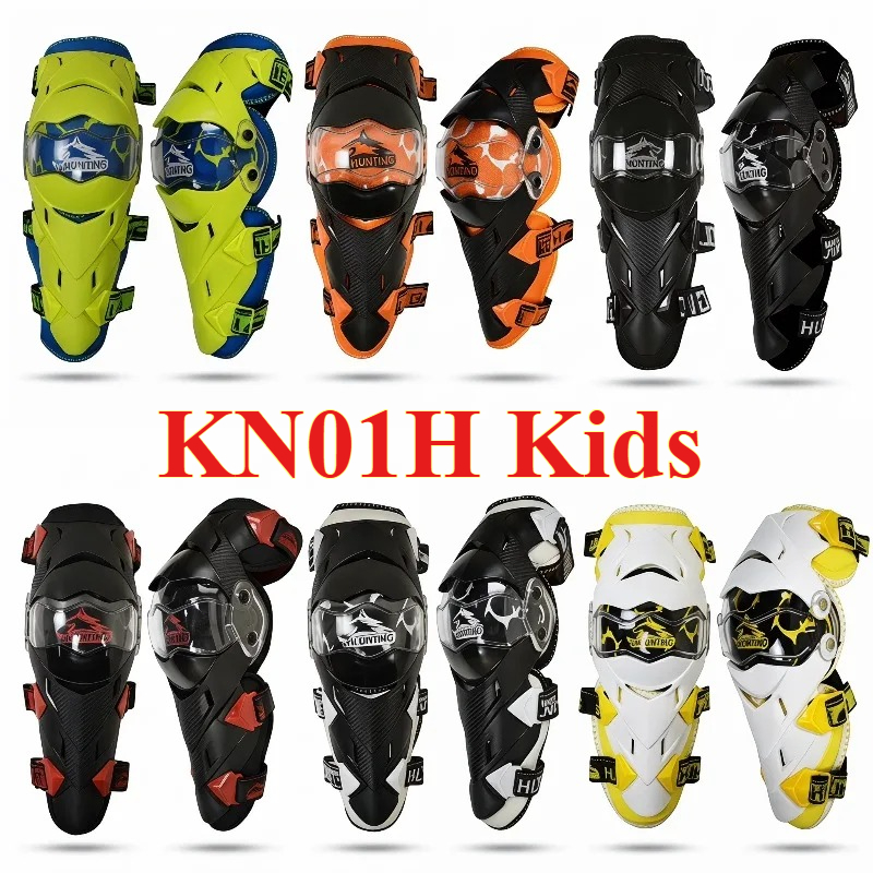 KN01H Kids Youth Motorcycle Of - Knee Guard Hard recension och pris