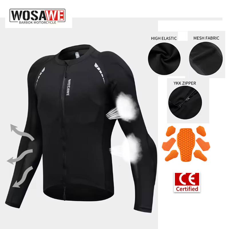 WOSAWE Men's Motorcycle Jacket - Gearx Motorcycle Jacket recension och pris