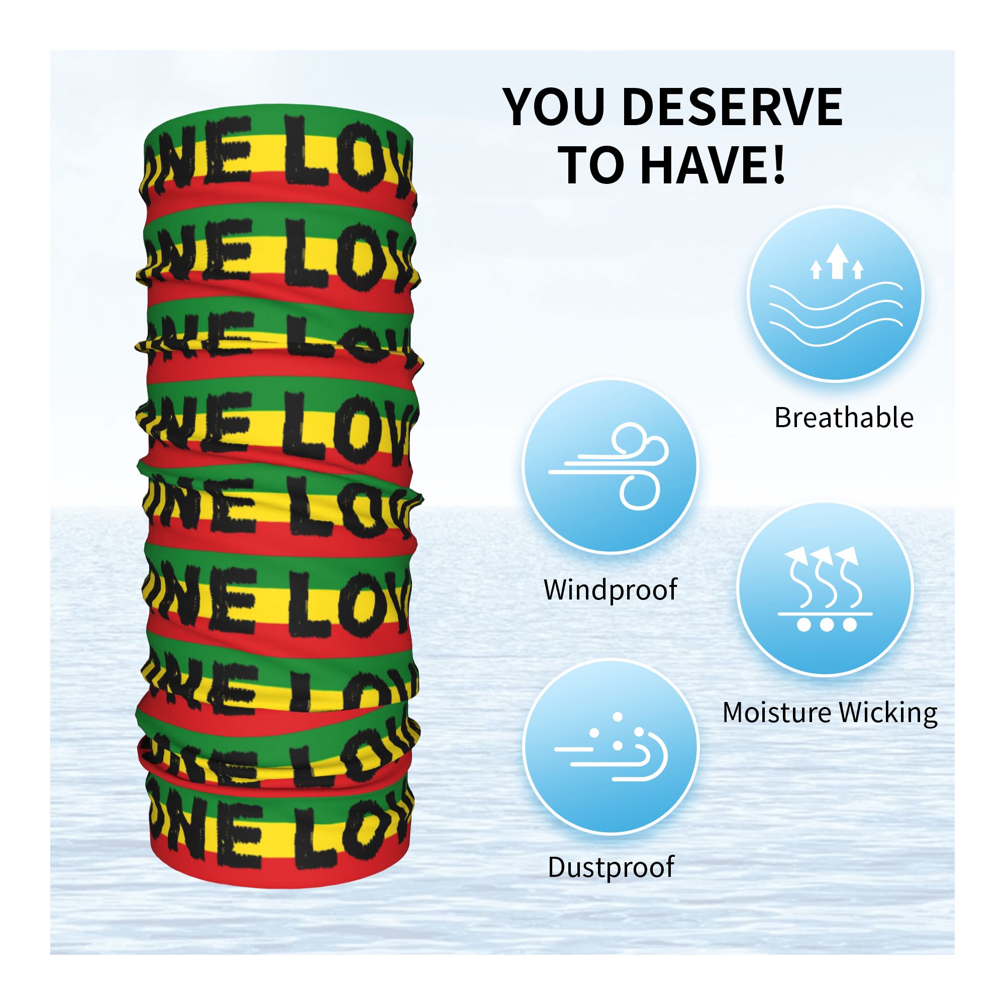 Custom Jamaica Rasta Flag Lion - Neck Warmer Balaclava recension och pris