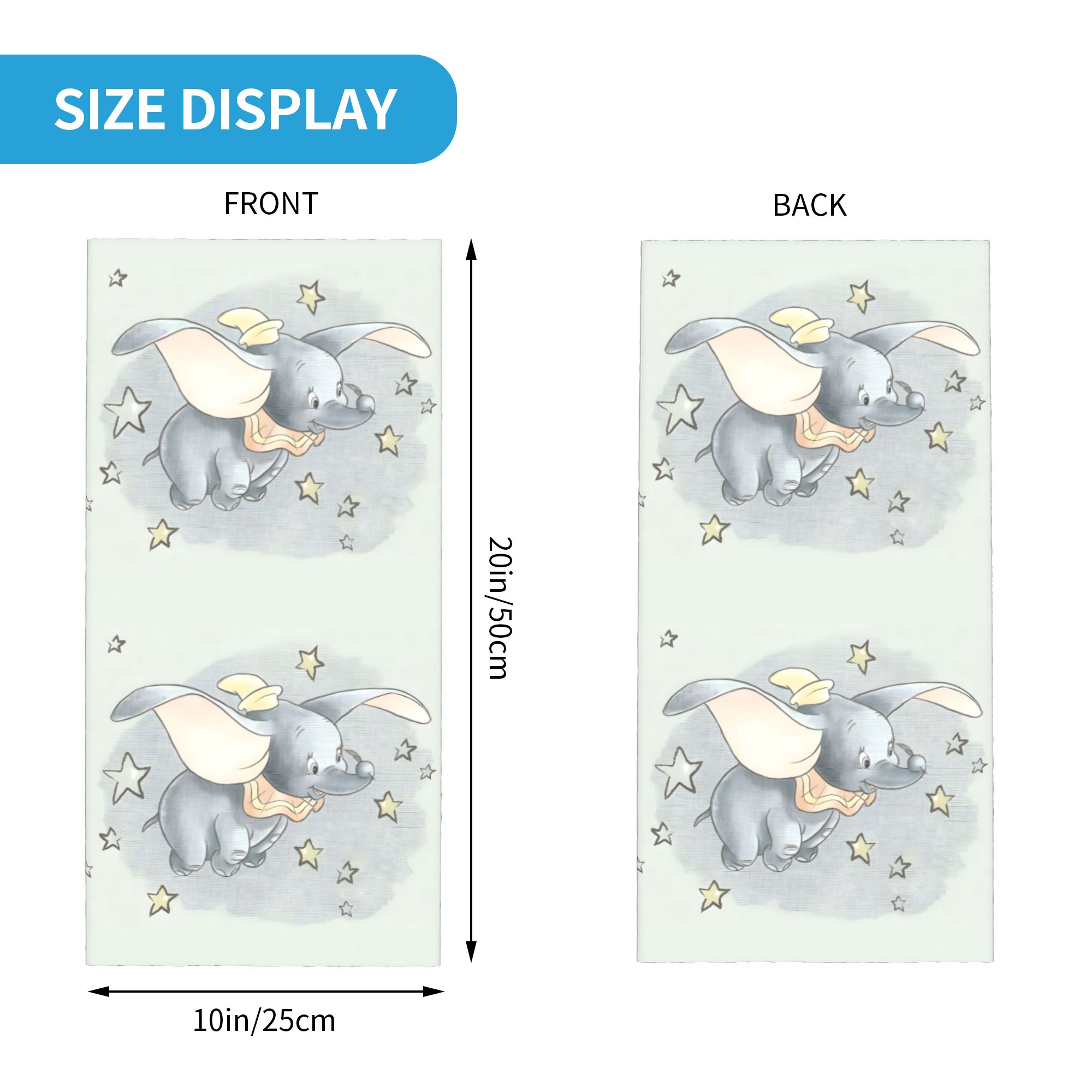 Custom Anime Dumbo  Bandana Ne - Neck Warmer Balaclava recension och pris