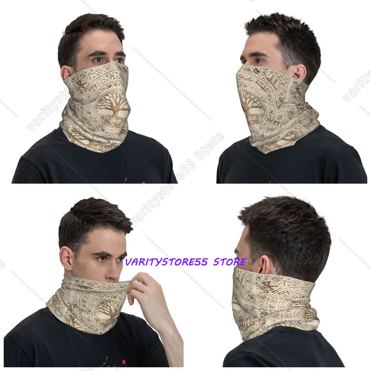 Custom Tree Of Life Viking Ygg - Neck Warmer Balaclava recension och pris