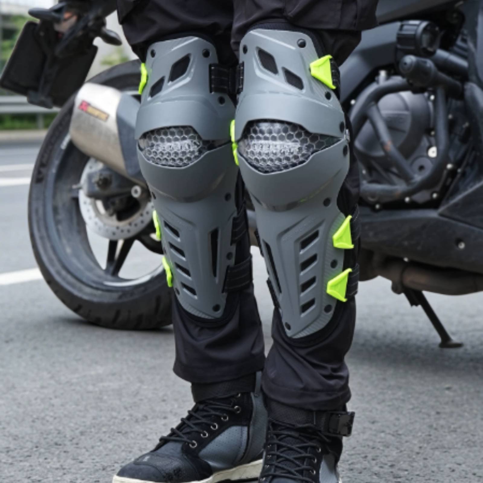 Motorcycle Knee Pads Anti-Fall - Knee Guard Hard recension och pris