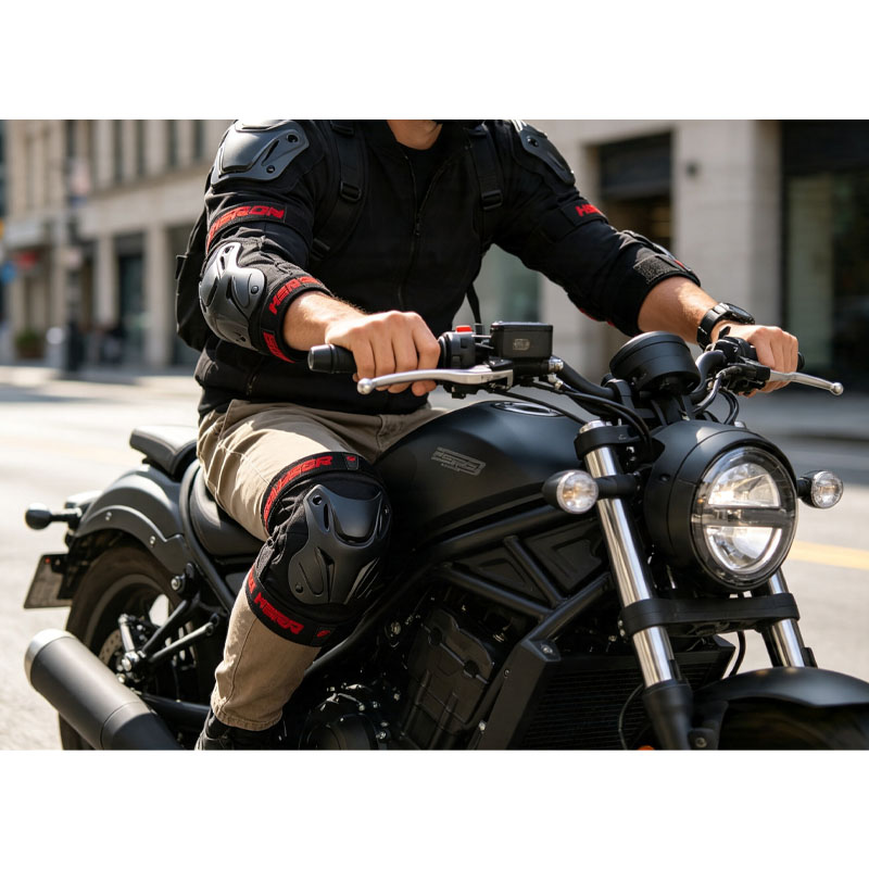 Anti-Fall Wear Resistant Motoc - Knee Guard Hard recension och pris
