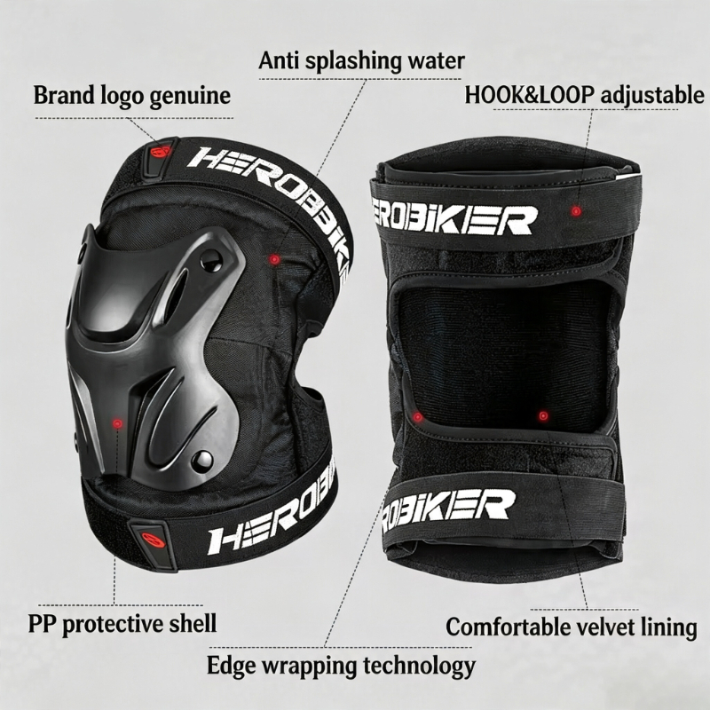 Anti-Fall Wear Resistant Motoc - Knee Guard Hard recension och pris