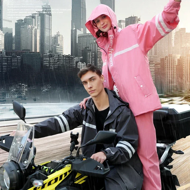 Adult Raincoat Rainpants Water - Gearx Motorcycle Jacket recension och pris