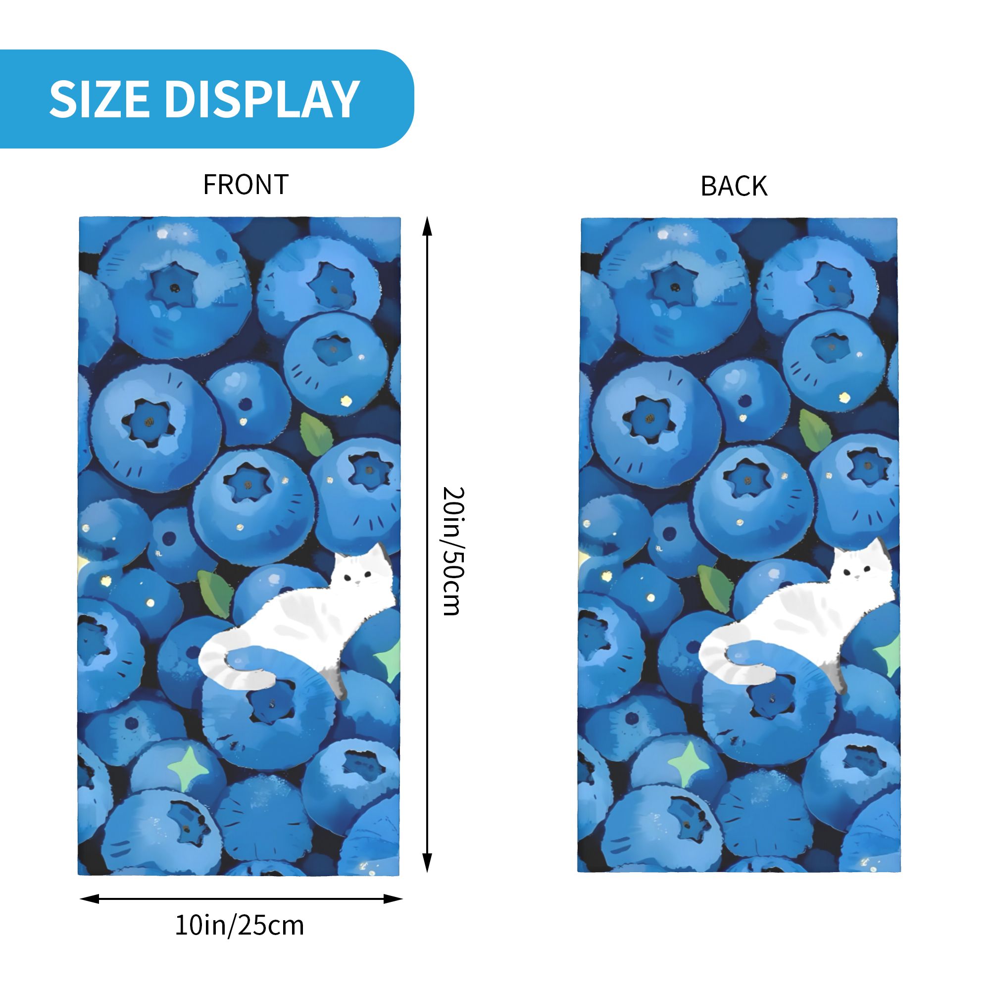 Fruit Print blueberry with whi - Neck Warmer Balaclava recension och pris