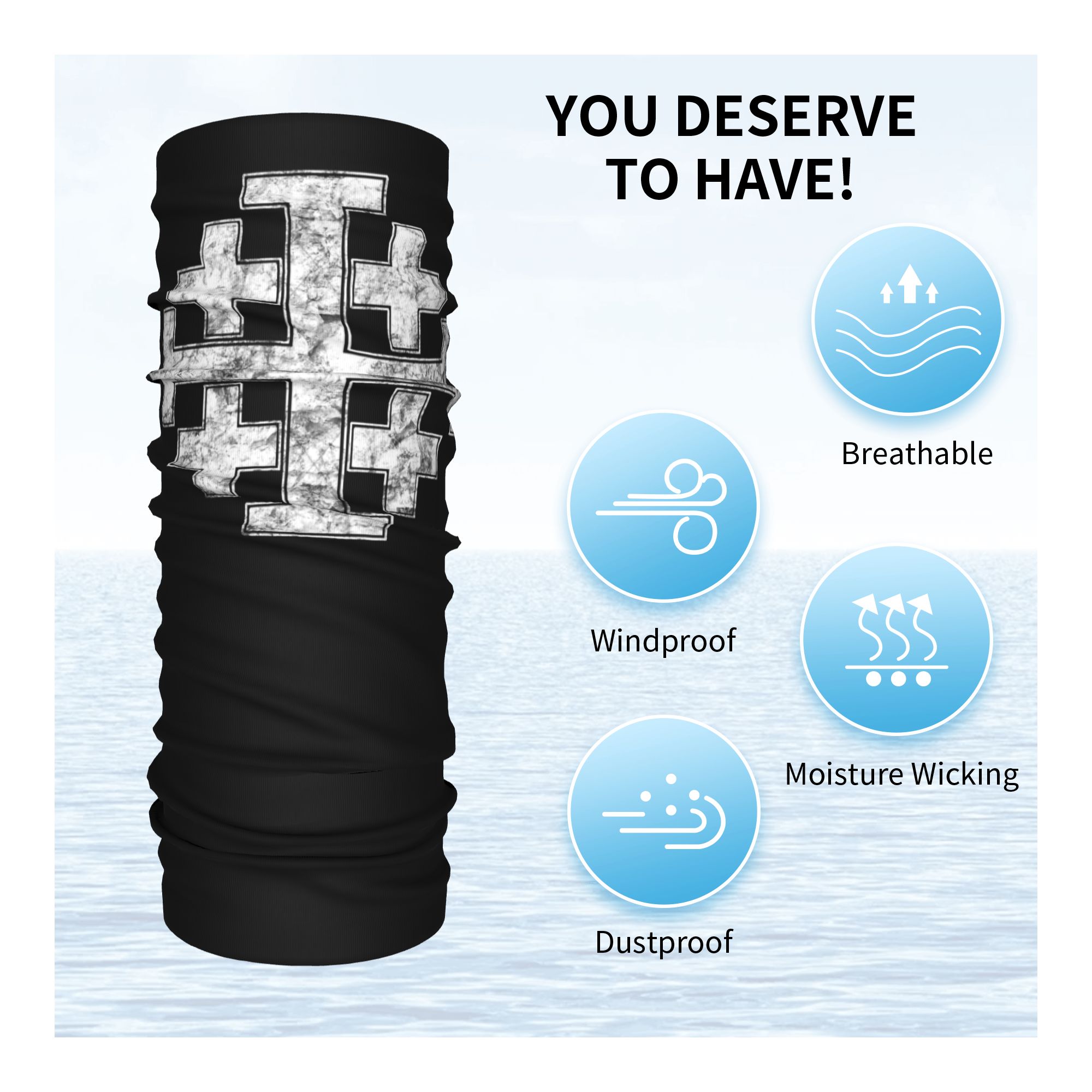 Knight Jerusalem Cross Christi - Neck Warmer Balaclava recension och pris